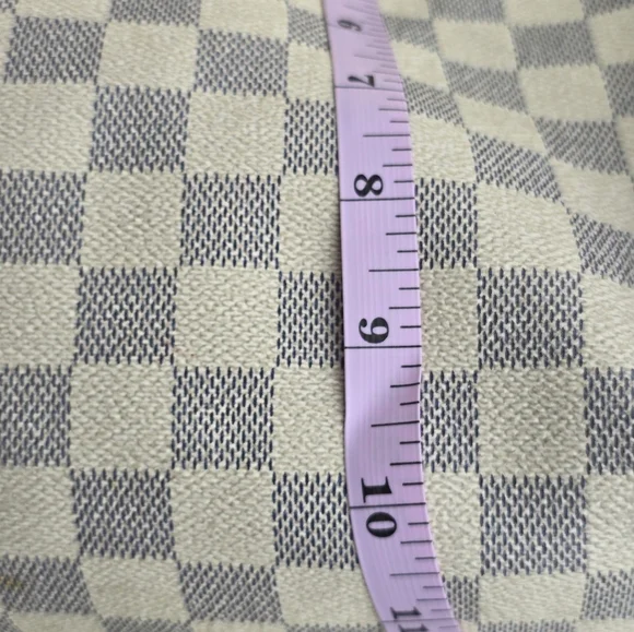 Louis Vuitton Checkered Tan Brown Handbag Women 10x10 Inches Medium - Picture 12 of 16